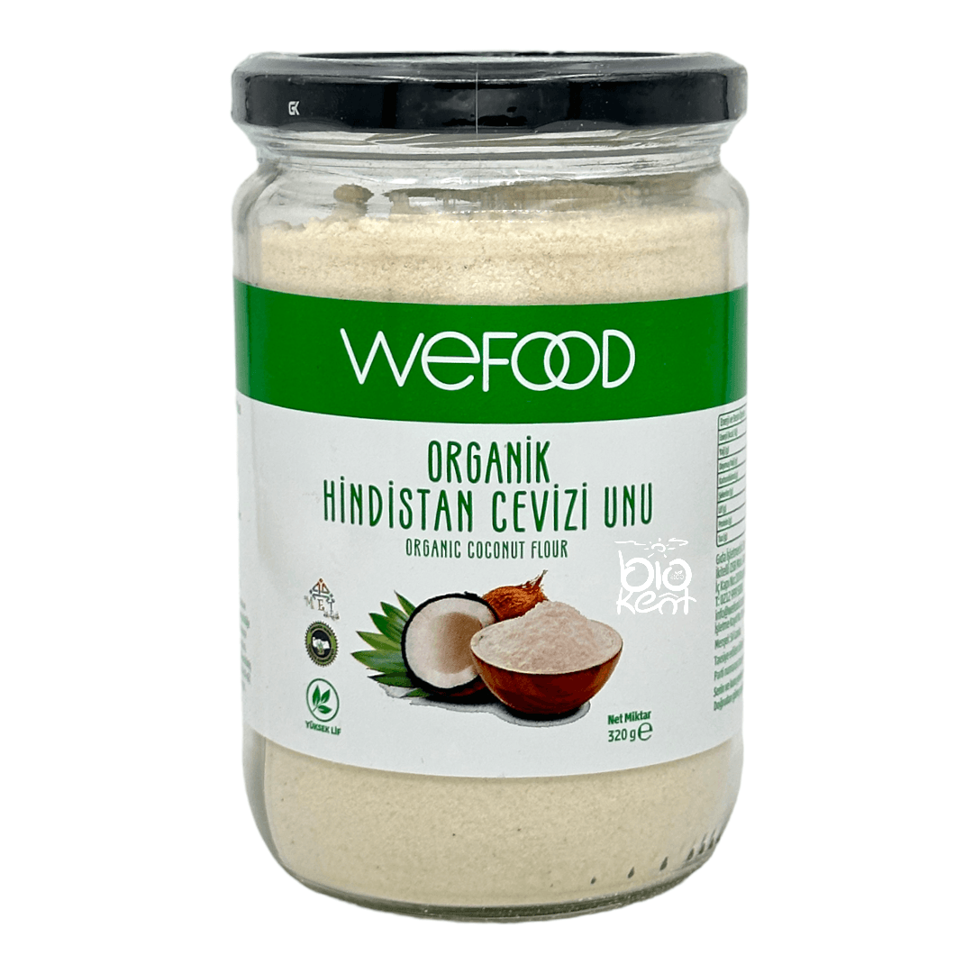 Wefood Glutensiz Un Organik Hindistan Cevizi Unu 320gr - Biokent Glutensiz