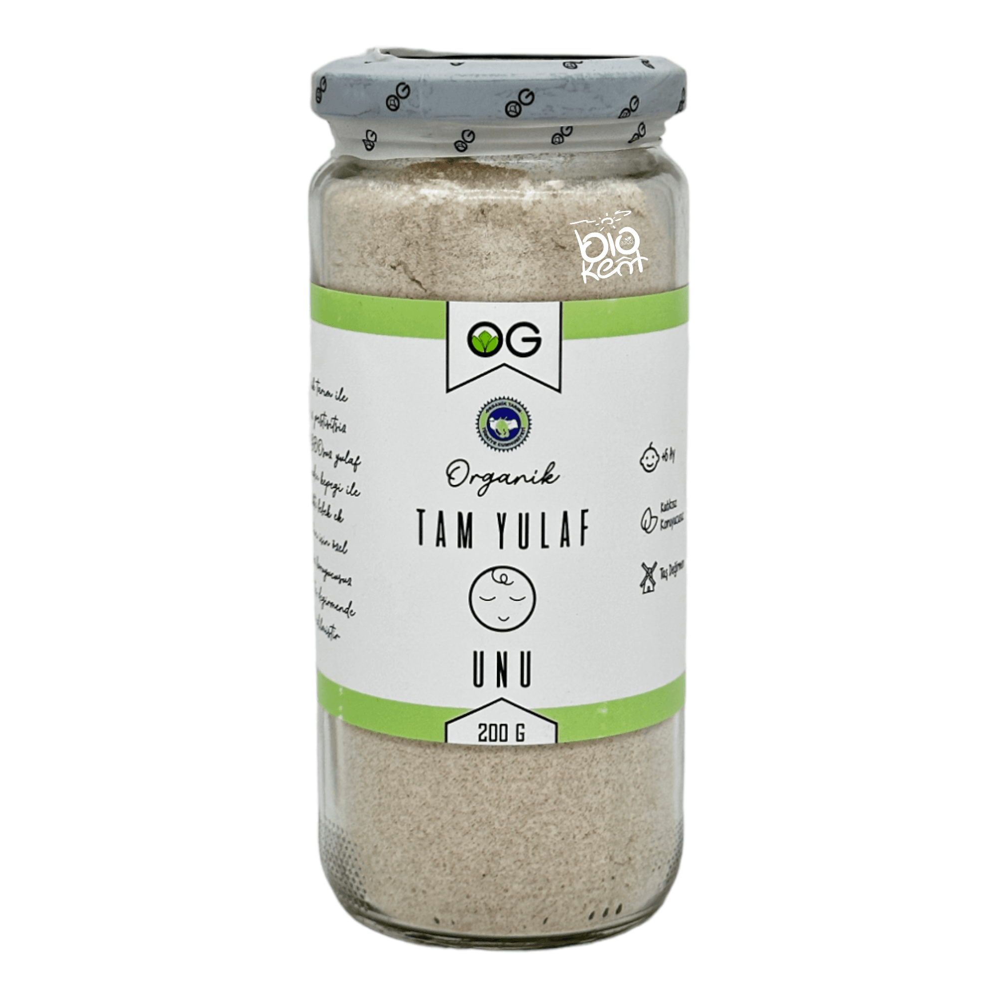 Og Natural Organik Tam Yulaf Unu 200 Gr