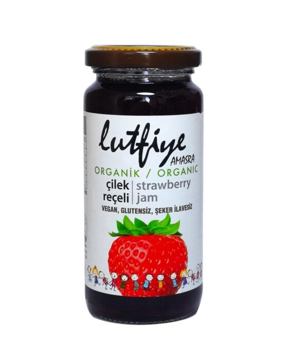 Lütfiye Organik Çilek Reçeli 280g