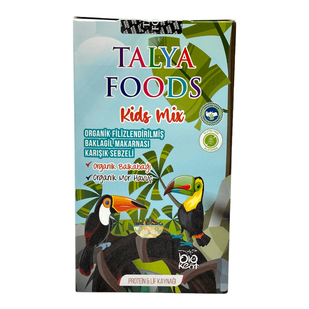 Talya FoodsGlutensiz Kids Mix Filizlendirilmiş Baklagil Makarnası Brokoli-Havuç  200g