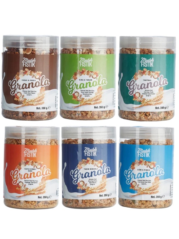 Mıstık Fıstık Granola 6 lı set