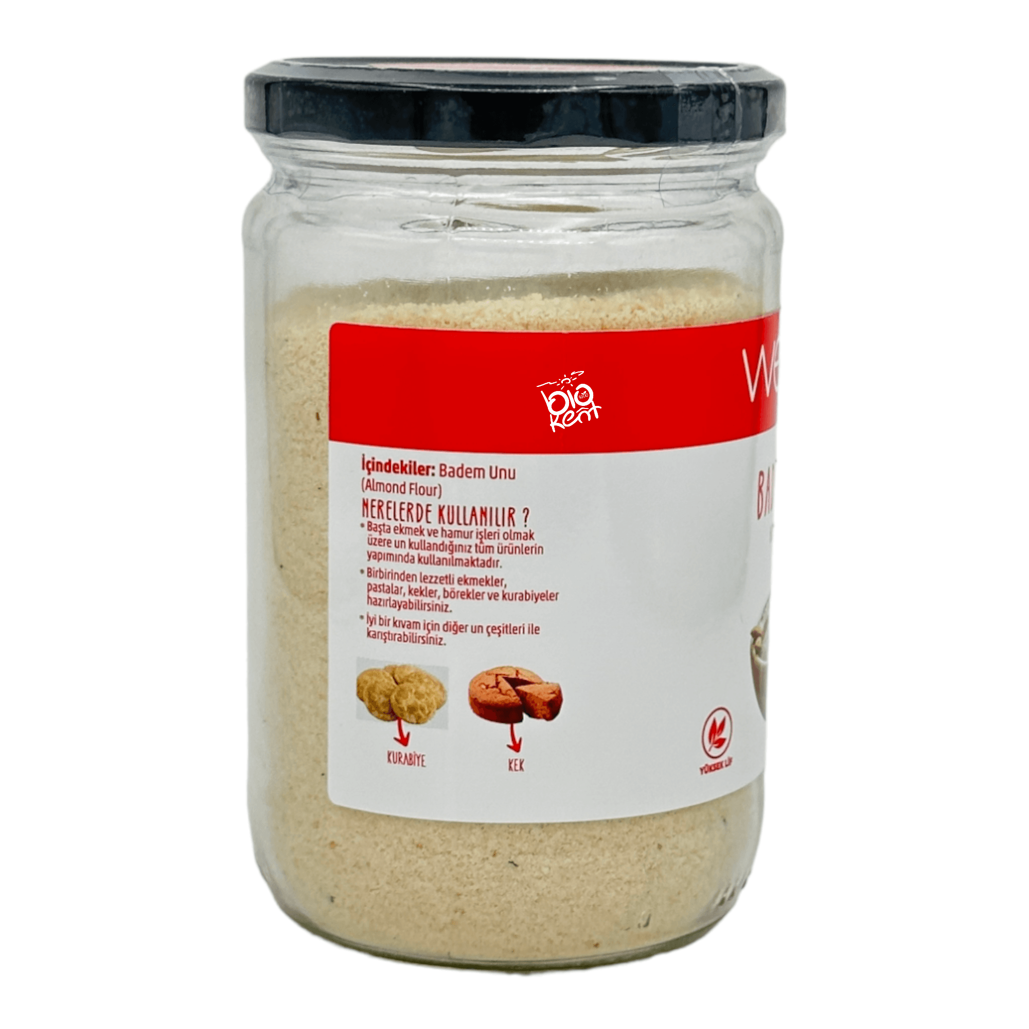 Glutensiz Un Badem Unu (Yüksek Lif) 250gr