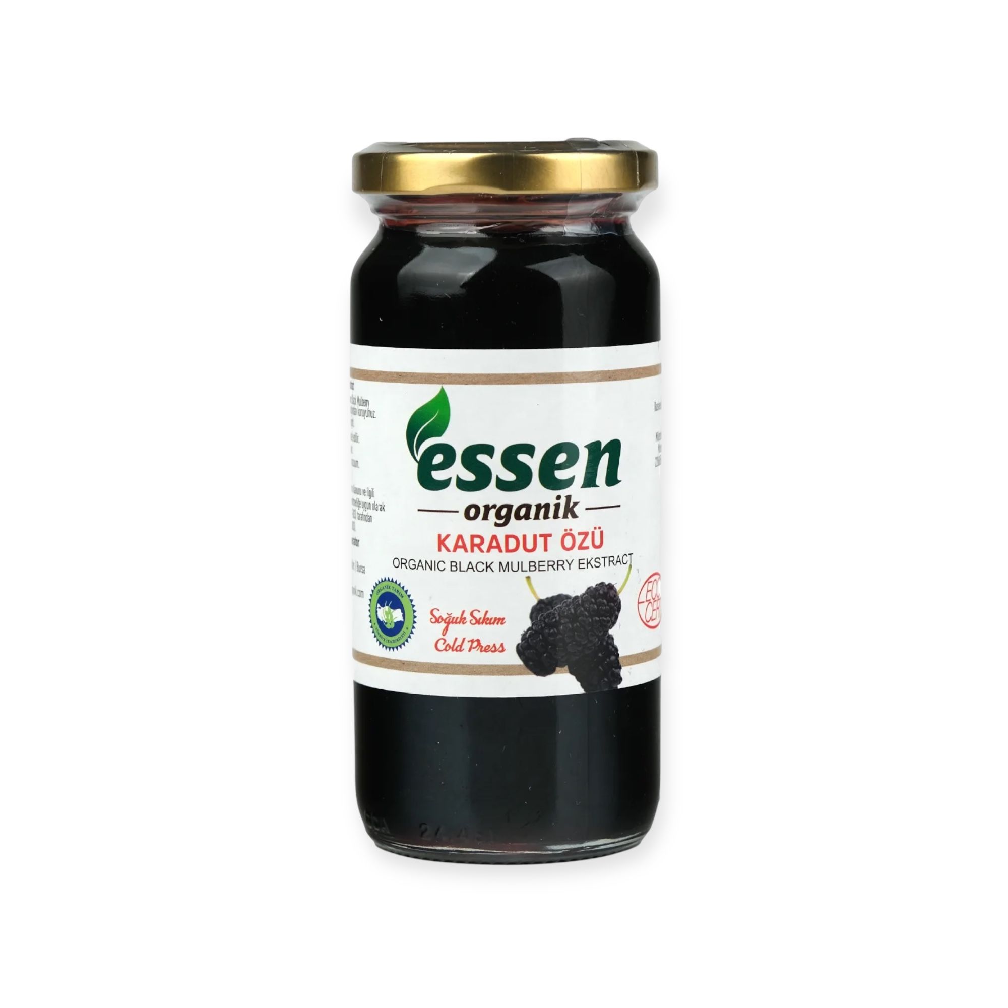 Essen Organik Soğuk Sıkım Karadut Özü 315 Gr