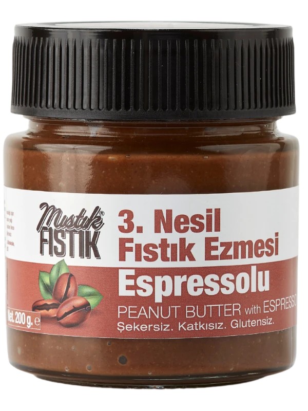 Espressolu Fıstık Ezmesi 200 G.