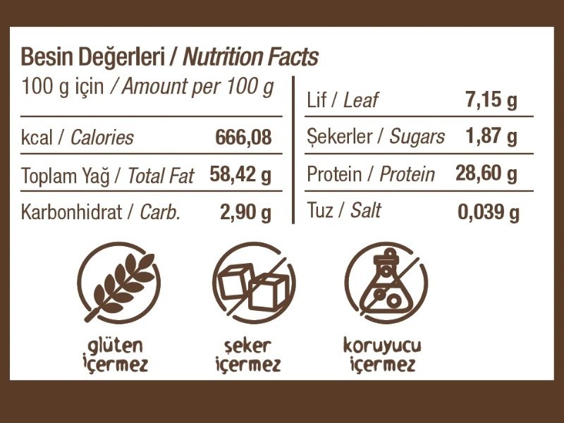 Sade Fıstık Ezmesi 300 g.