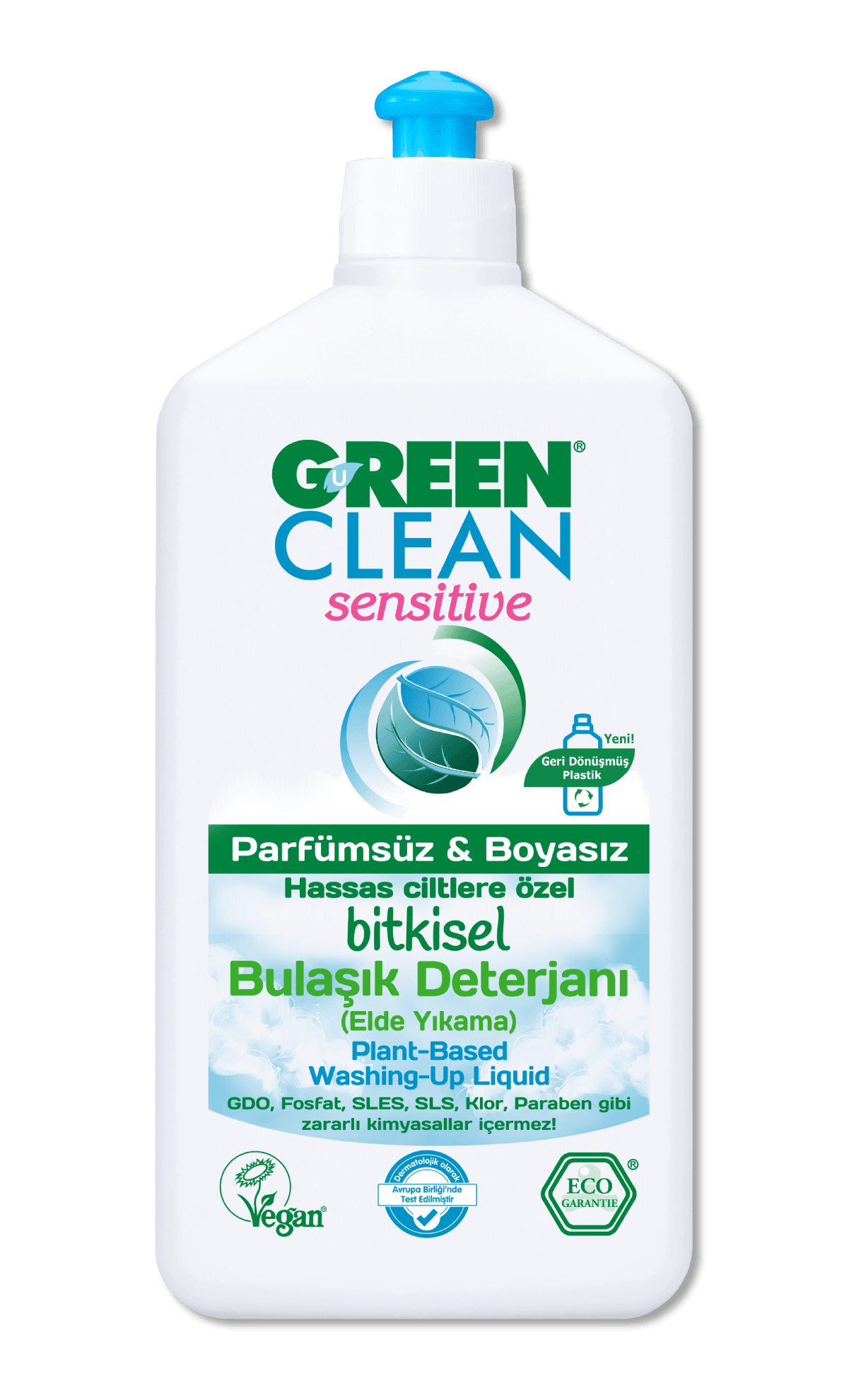 U Green Clean Bulaşık Deterjanı Sensitive 500ml