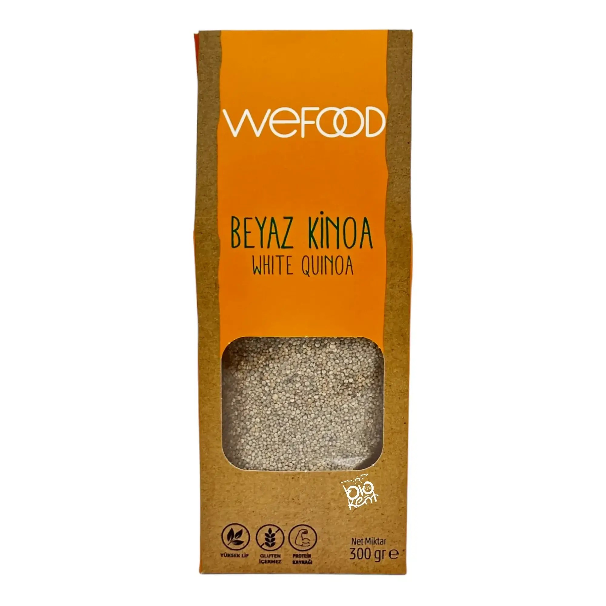 Beyaz Kinoa (Yüksek Lif) 400gr - Biokent Glutensiz