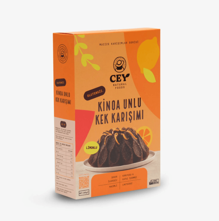 Glutensiz Limonlu Kek Karışımı 265 g - Biokent Glutensiz