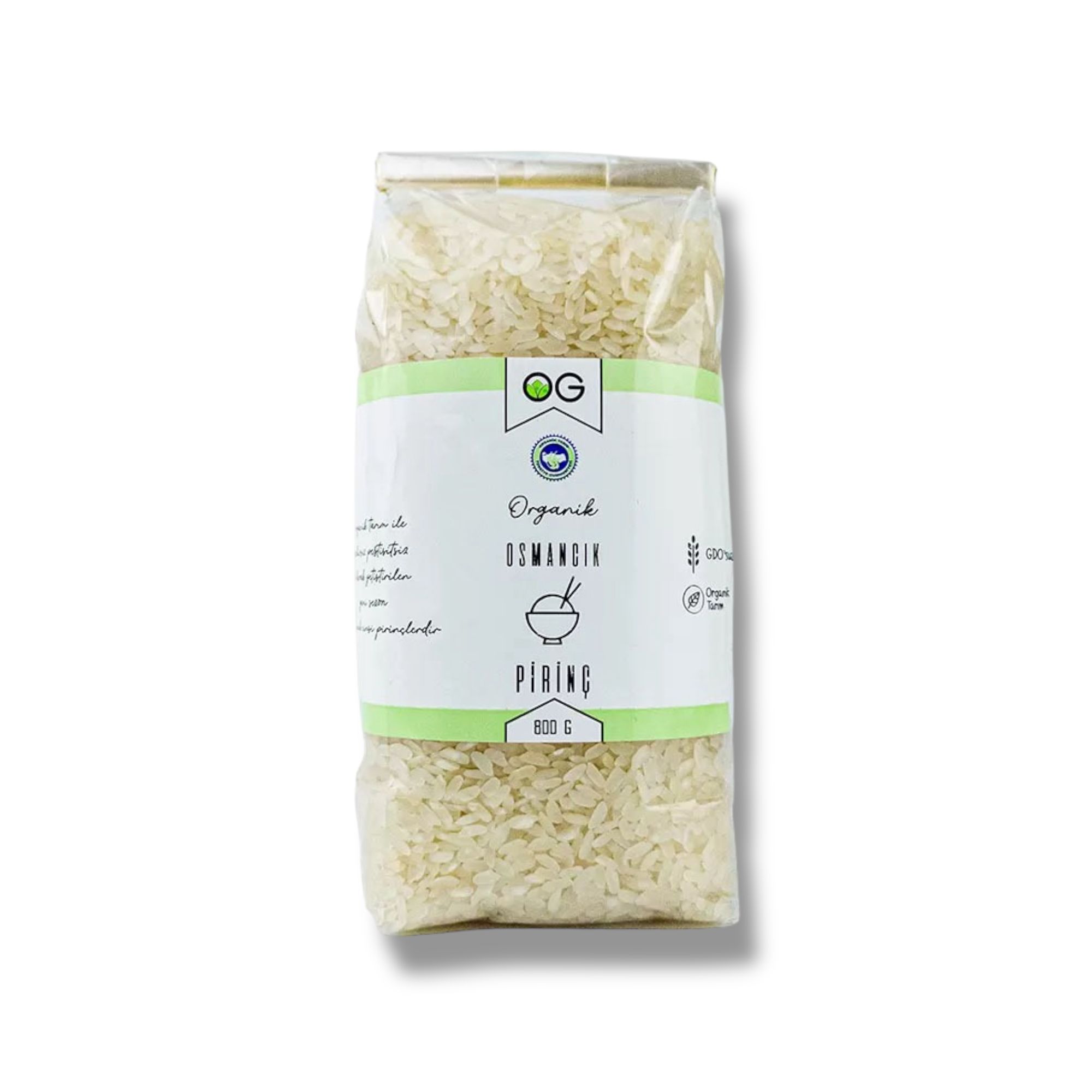 Organik Sertifikalı Osmancık Pirinç 800 GR