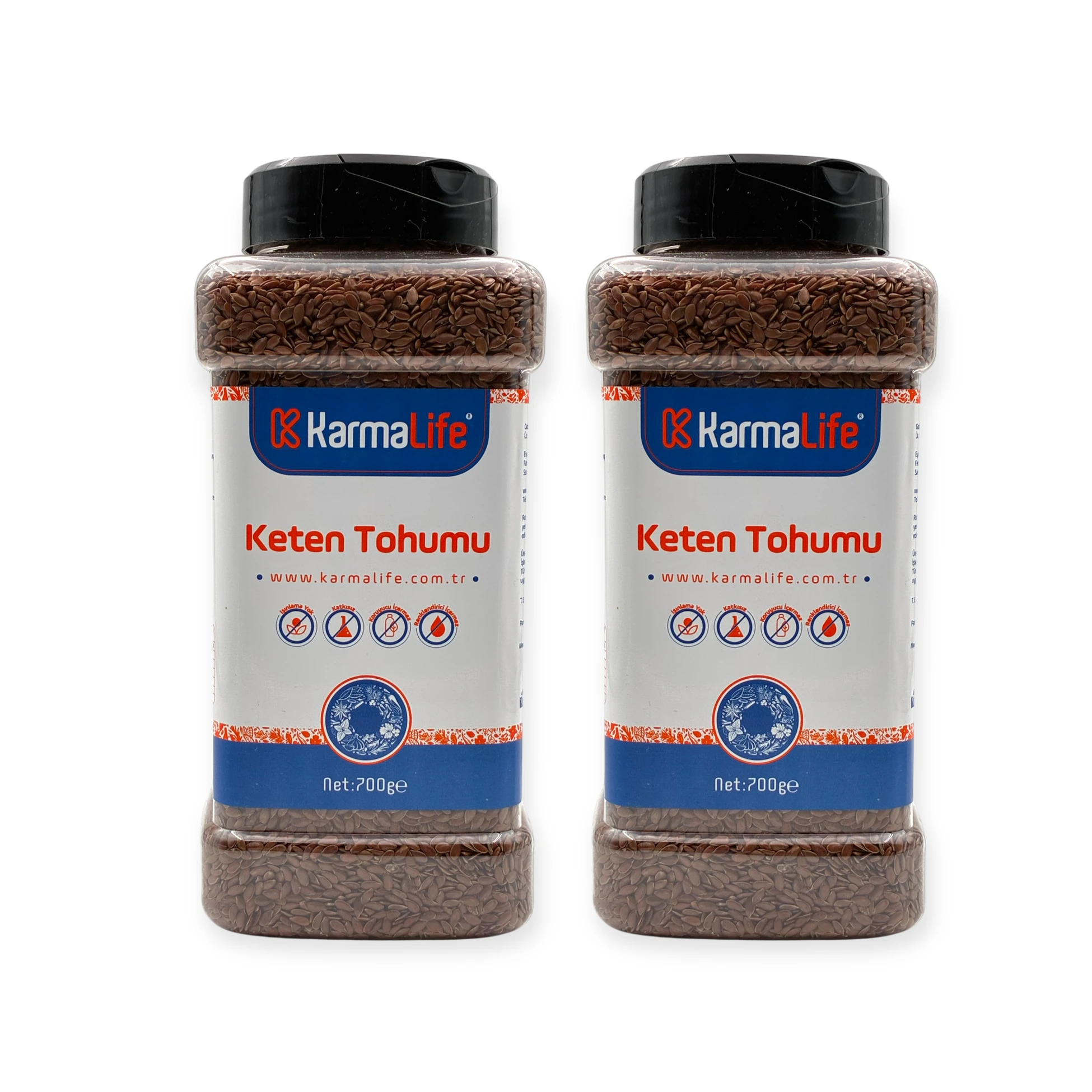 Keten Tohumu 700gr 2'li Set (Işınlamasız, Katkısız)