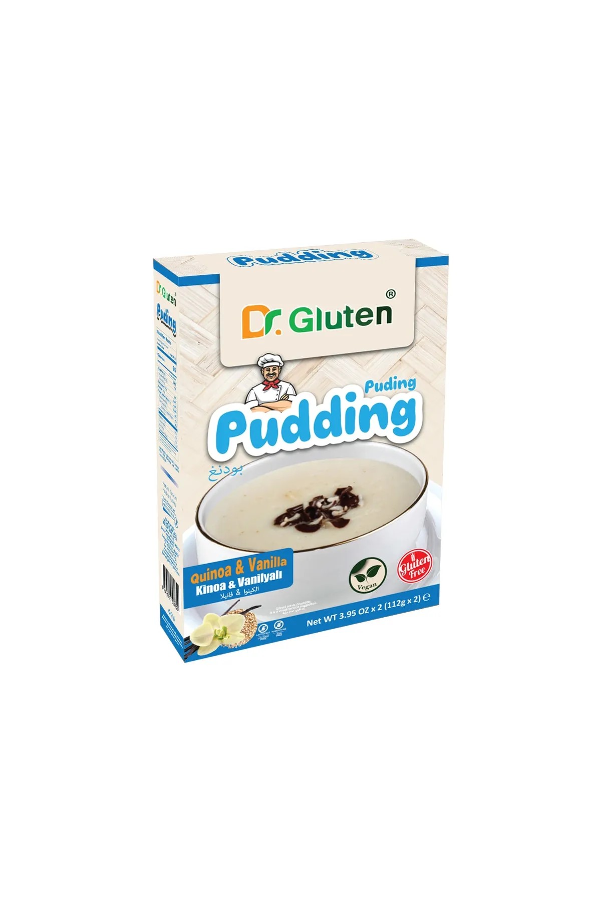 Dr Gluten Glutensiz Kinoa&Vanilyalı Puding 224gr