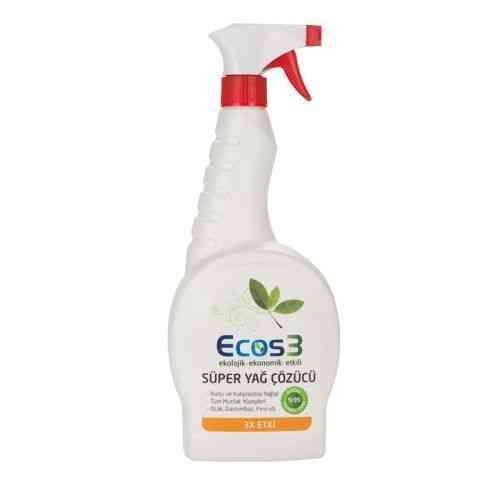 ECOS3 Ekolojik Vegan Süper Yağ Çözücü Sprey 750ml
