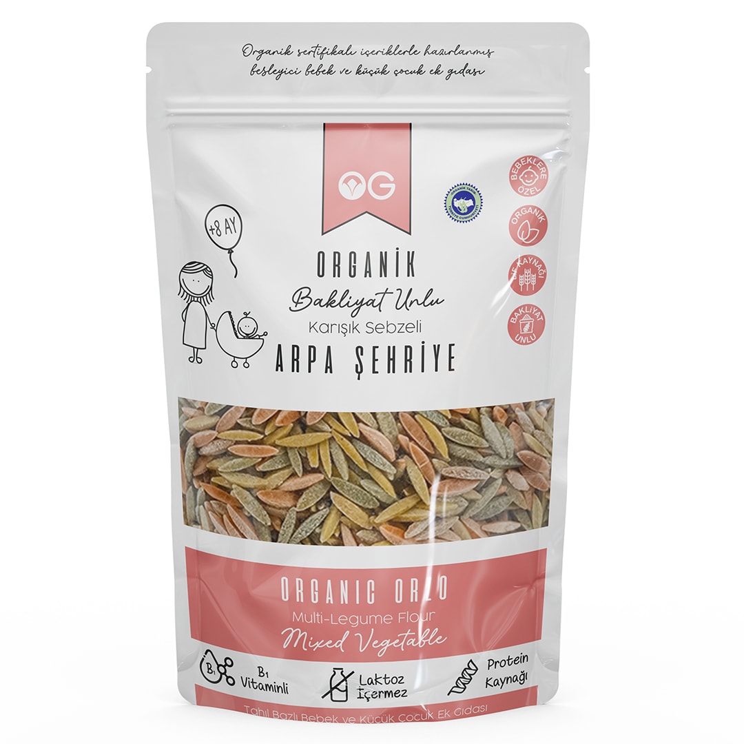 Organik  Makarnası Bakliyat Unlu Arpa Şehriye 250gr