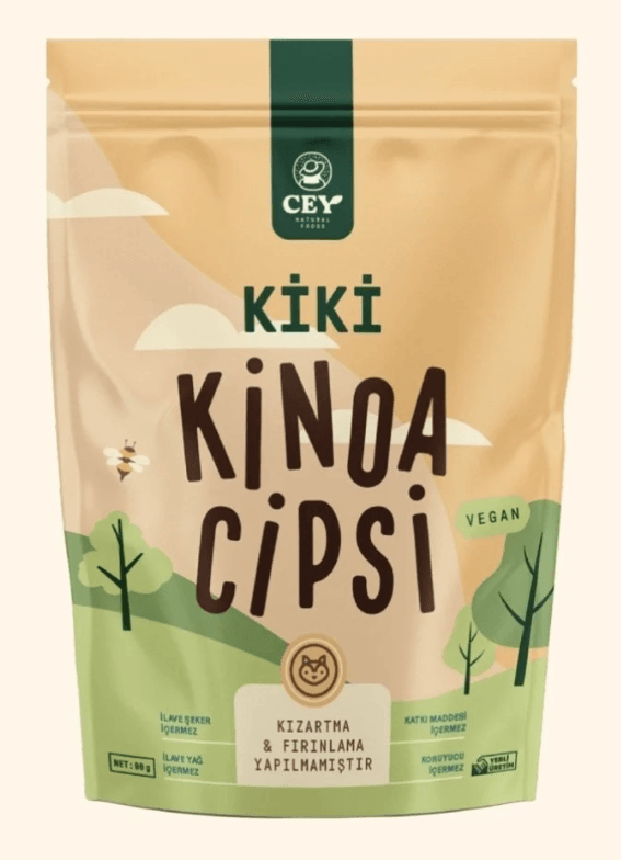 Glutensiz Kinoa Cipsi KİKİ 80 gr. - Biokent Glutensiz