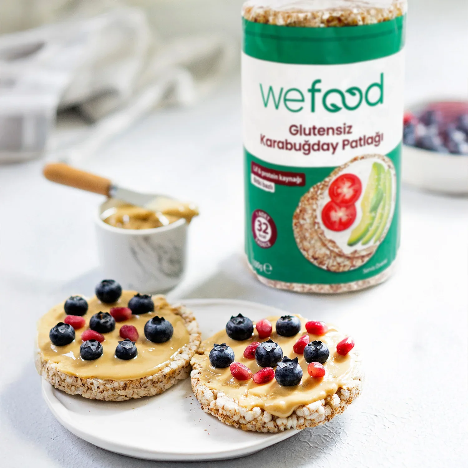 Wefood Karabuğday Patlağı 100 gr 5'li