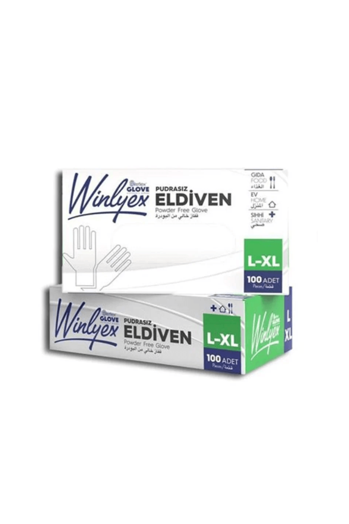 Winlyex Eldiven Pudrasız Büyük (L) - 100 adet