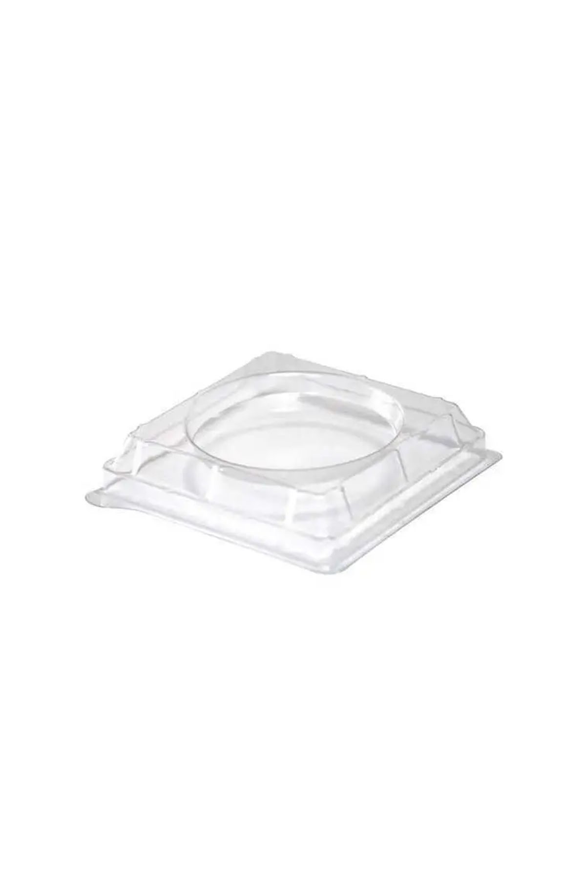 Plastik Mini Kap Kapağı (Düz) 120cc - 50 adet