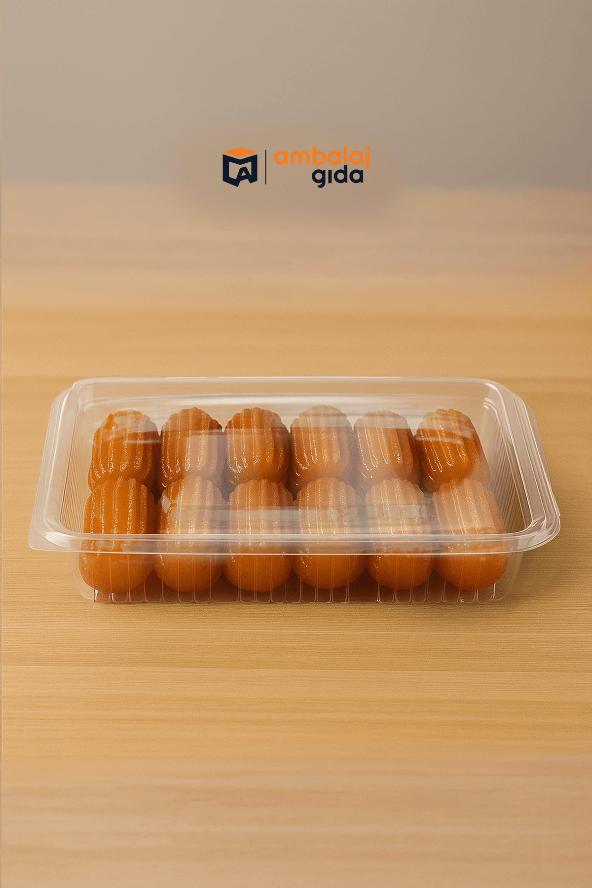 1000 gr Baklava Sızdırmaz Saklama Kabı Kullan At Kapaklı Kase