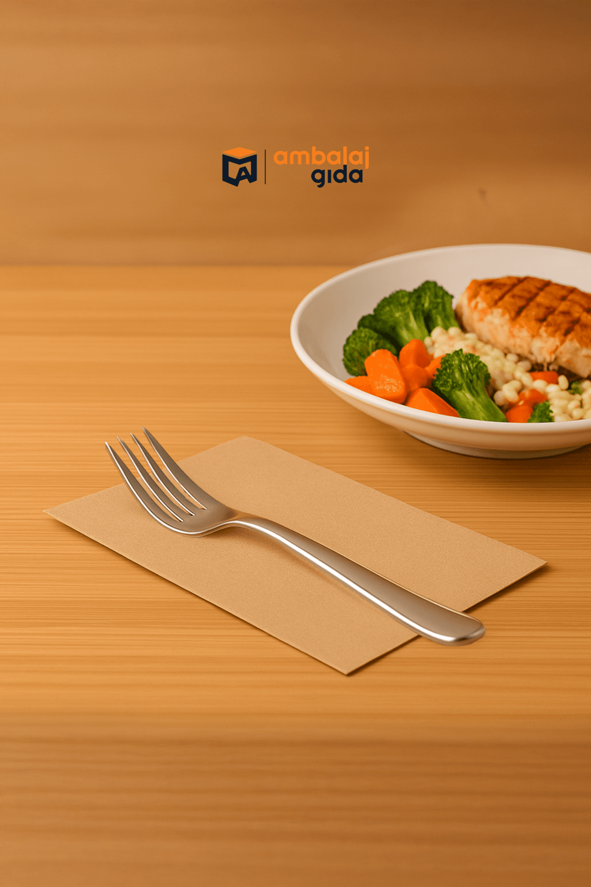 KRAFT 33X33 GARSON KATLI PEÇETE Restorant Cafe Sunum Yemek Kullan At ( 1200 ADET )