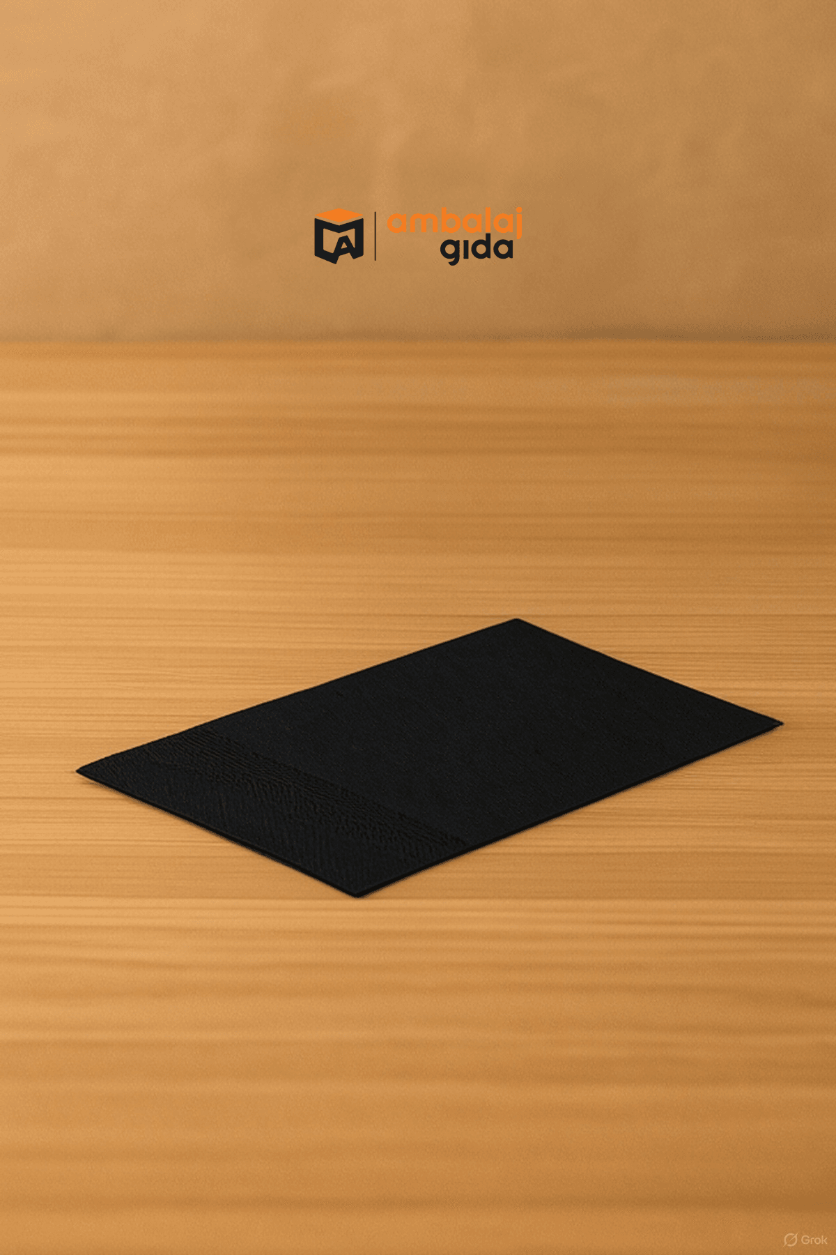 Siyah 33X33 Garson Katlı Peçete 12x100 Adet
