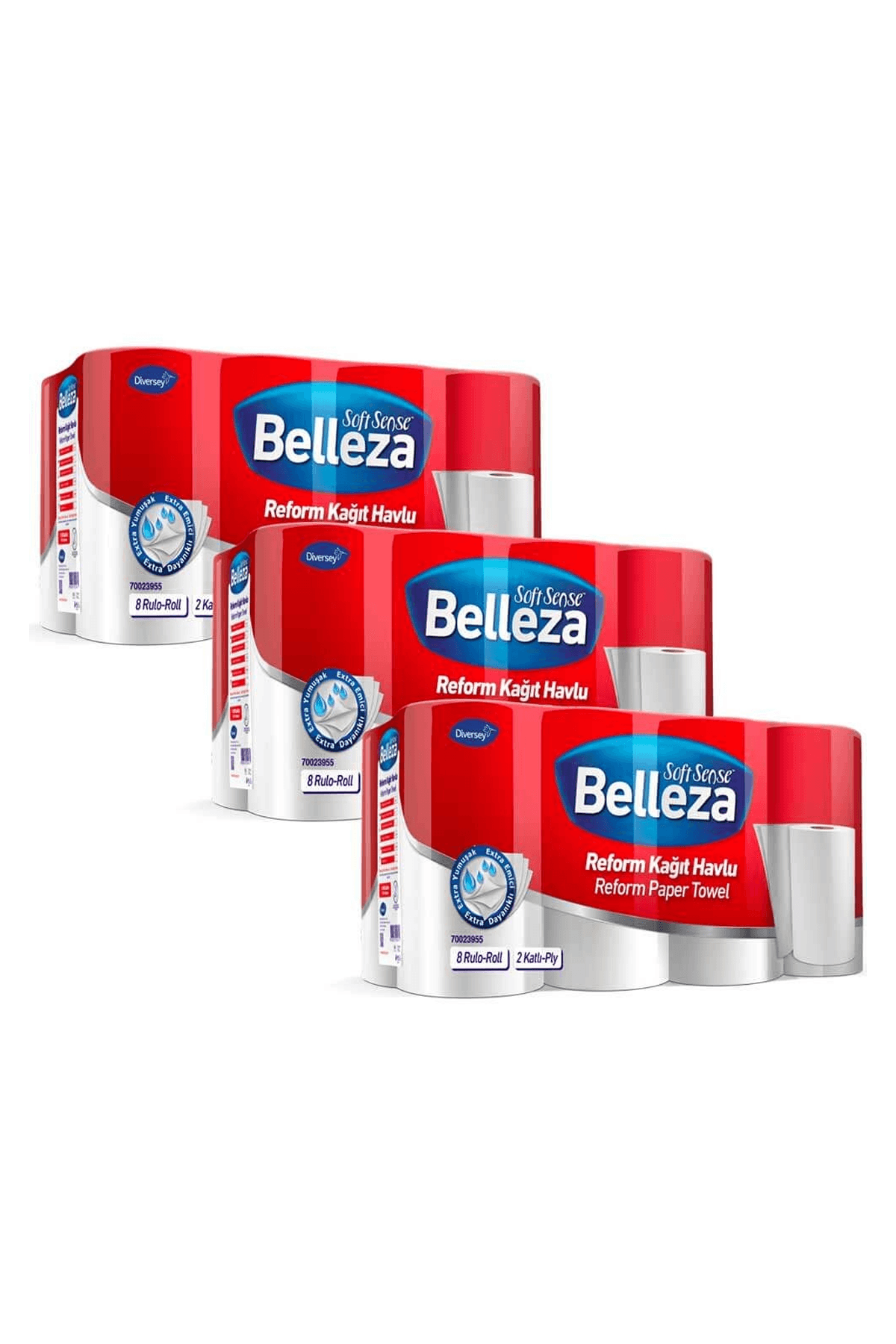 Belleza Reform 2 Katlı 24'lü Rulo Havlu