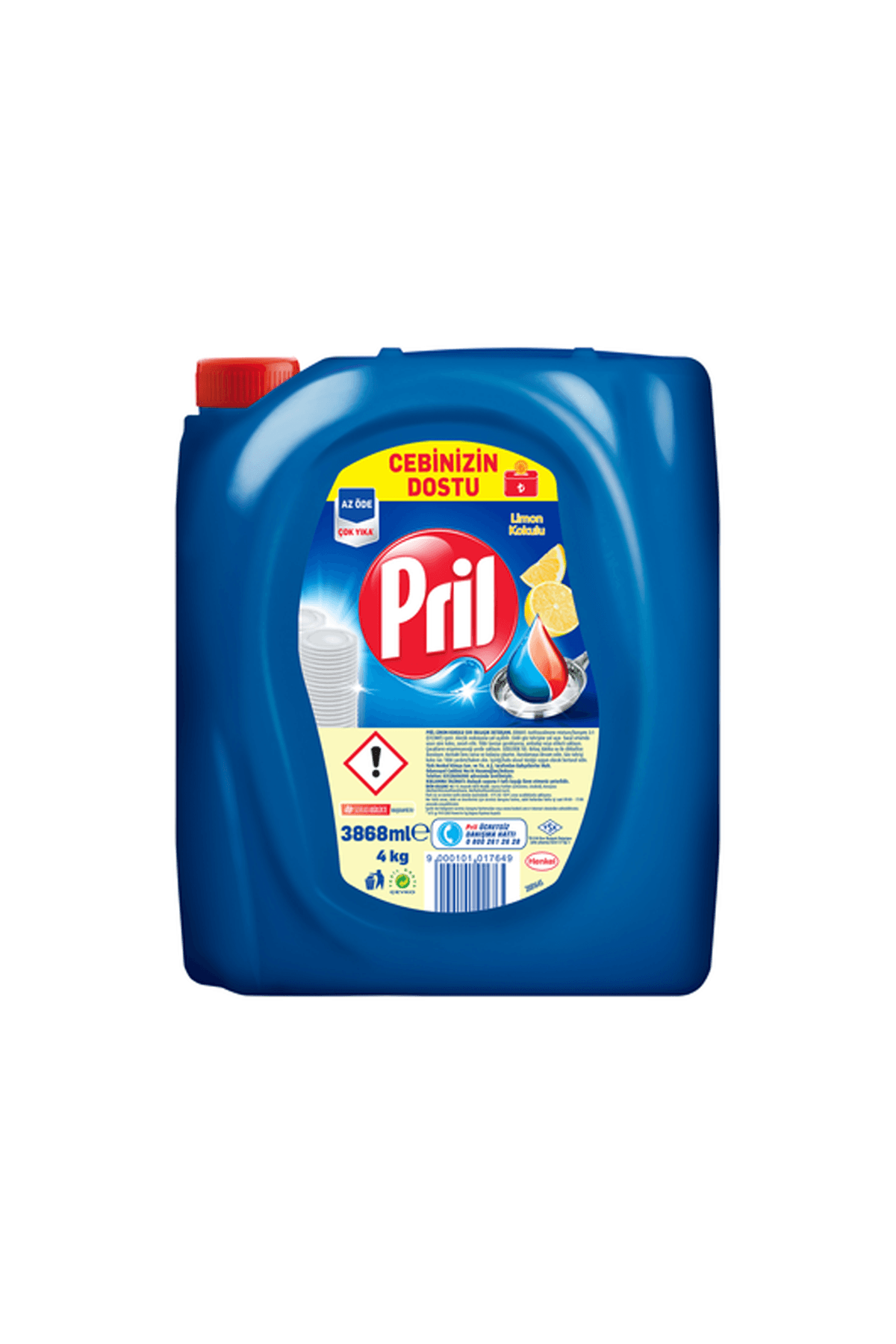 Pril Limon Elde Yıkama 4 KG