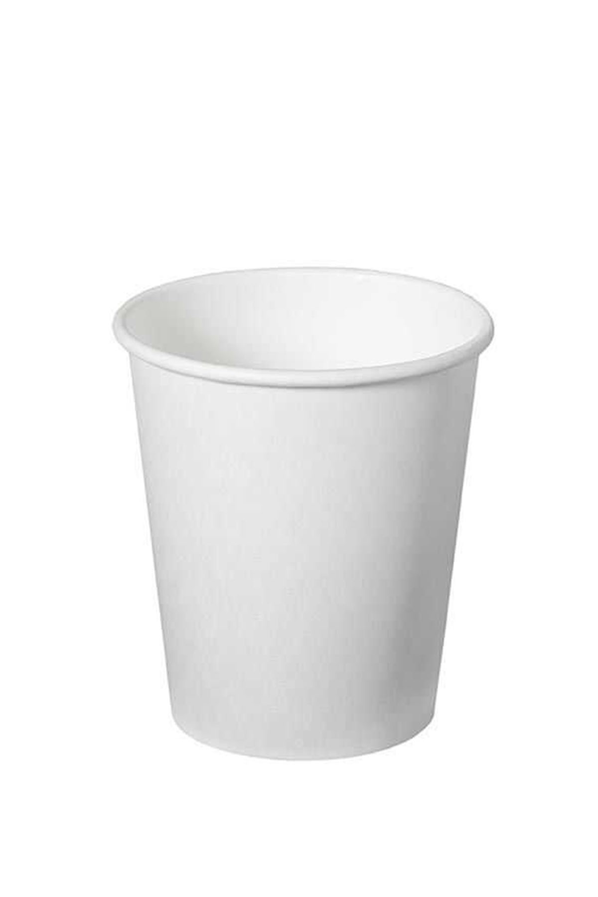 8 oz Beyaz Karton Bardak - 600 adet