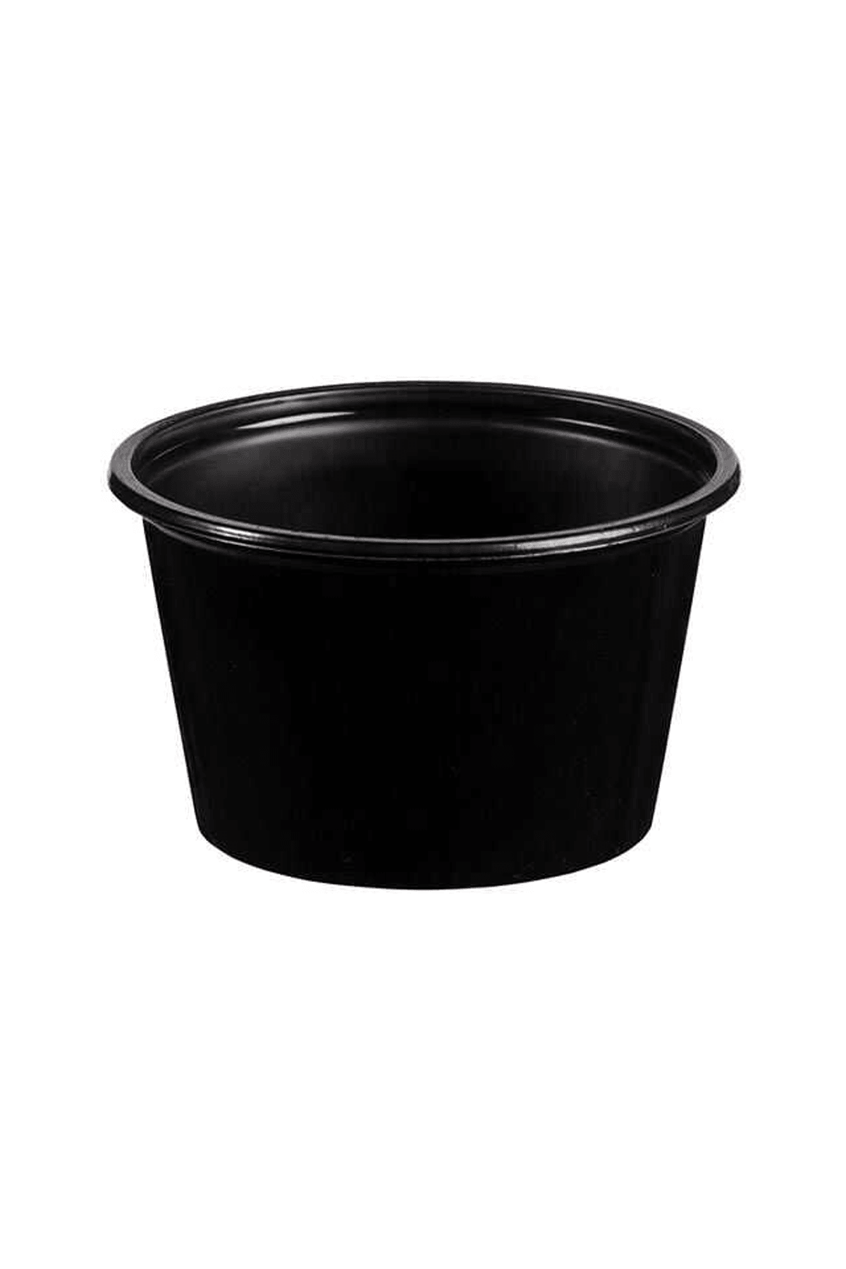 Plastik Siyah Sos Kabı 100 cc - 1000 adet