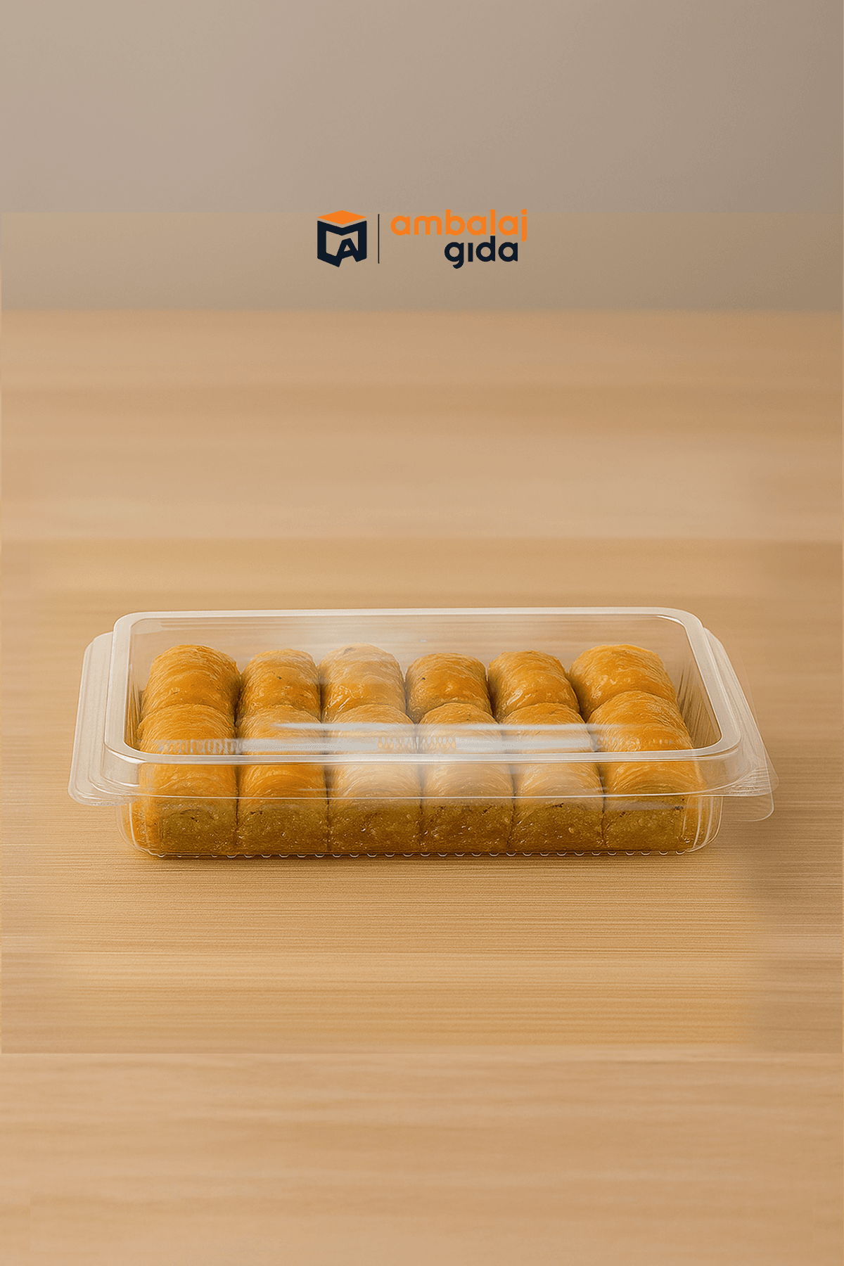 500 gr Baklava Sızdırmaz Saklama Kabı Kullan At Kapaklı Kase
