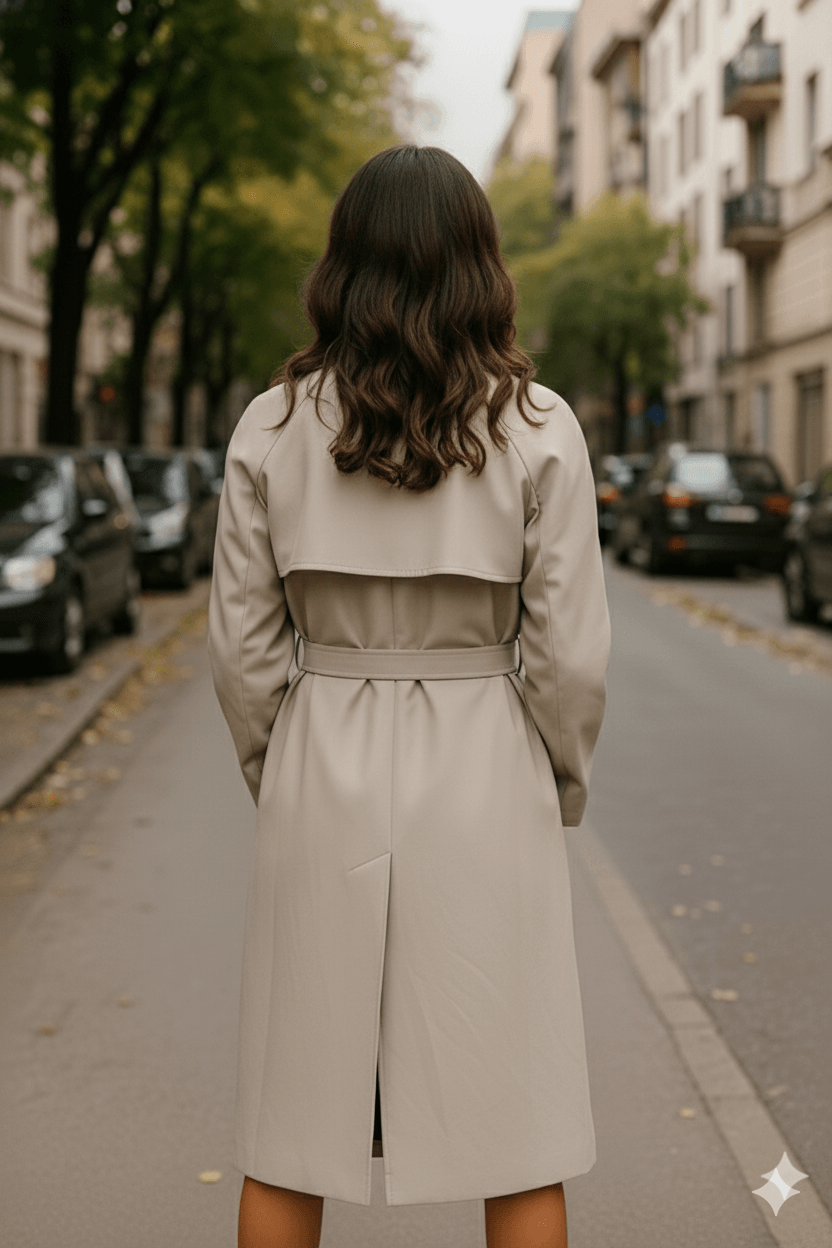Yeni Sezon Kuşaklı Oversize Trençkot
