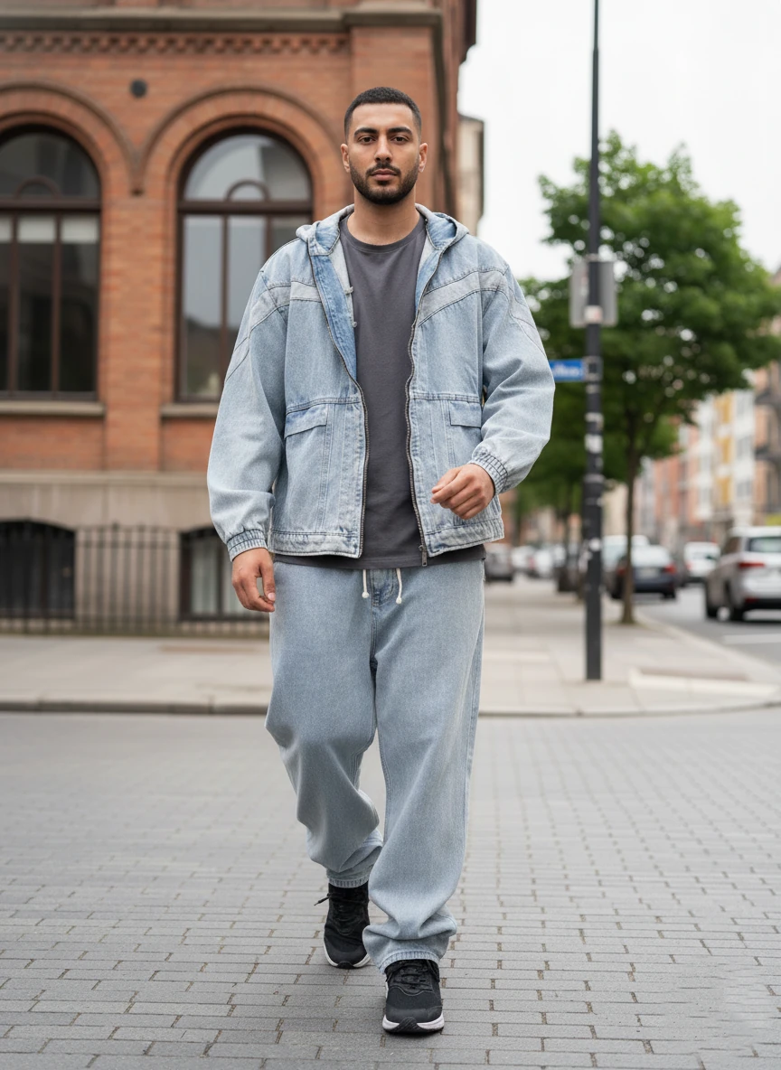 Erkek Kot Mont Pantolon Takım