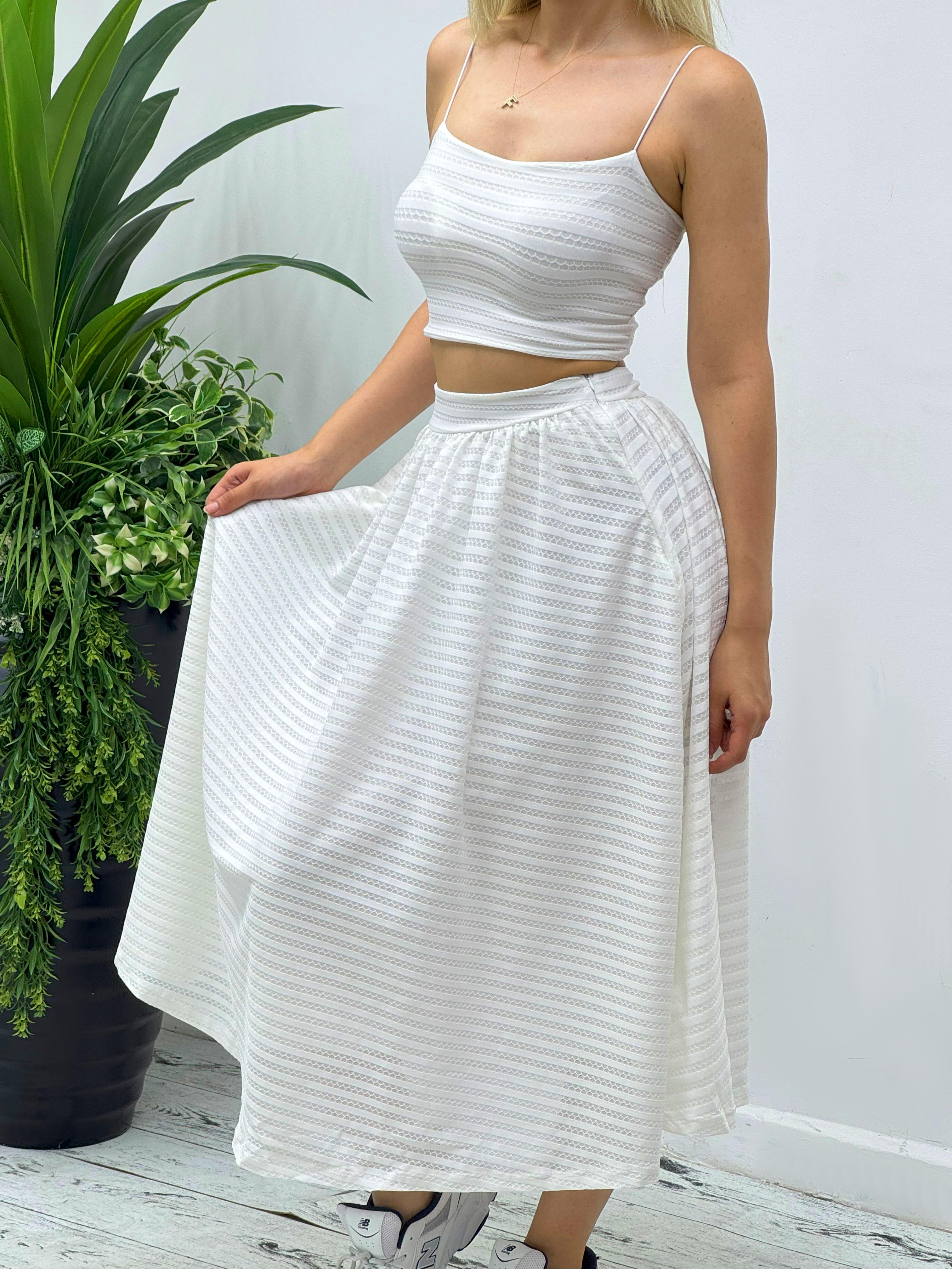 İp Askılı Crop Büstiyer