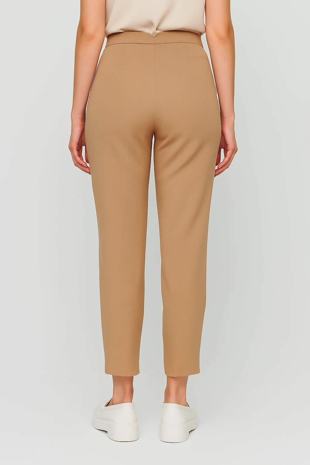 Yüksek Bel Sigaret Kesim Pantolon