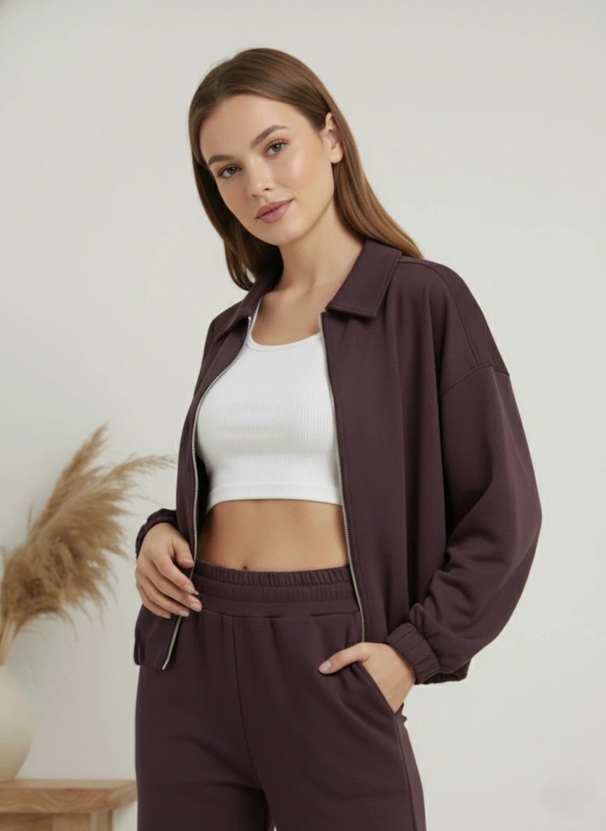 MODAL FERMUARLI SWEAT