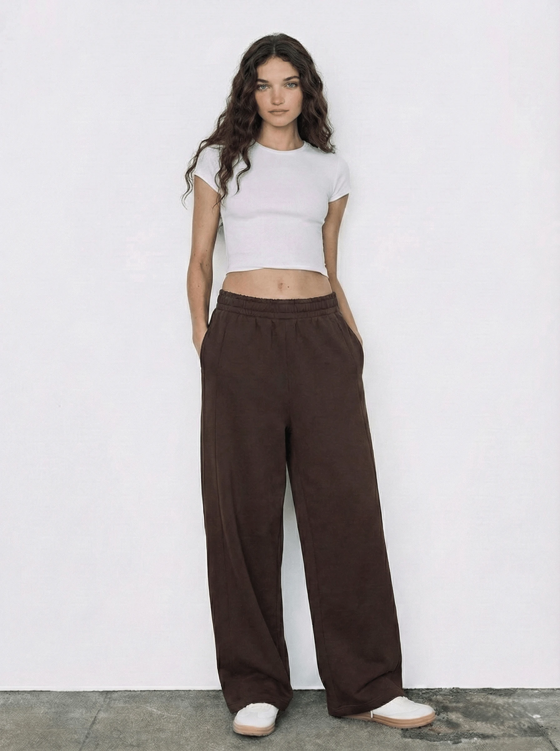 Premium Modal Beli Lastikli Balon Paçalı Kadın Eşofman Altı