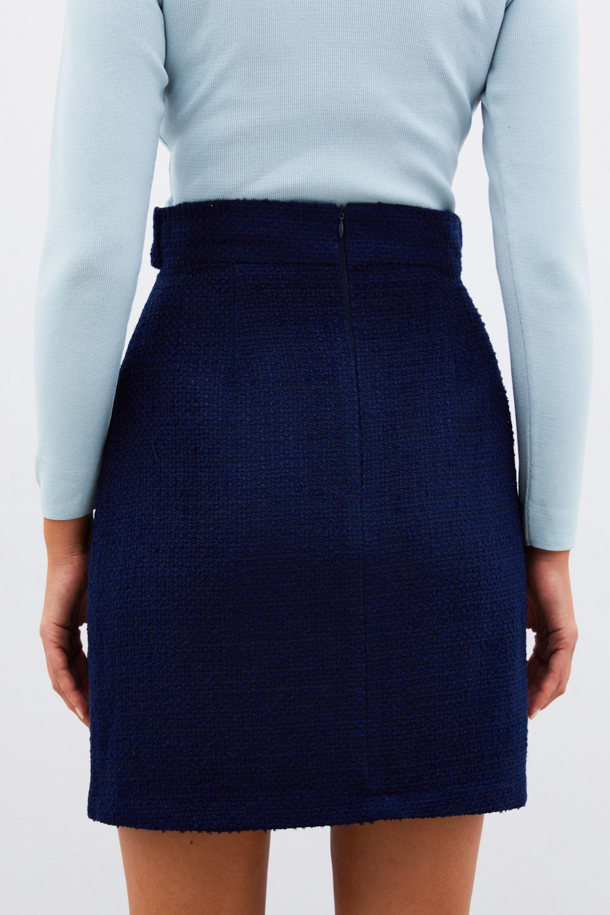 Mini Boy Tüvit Etek - LACİVERT