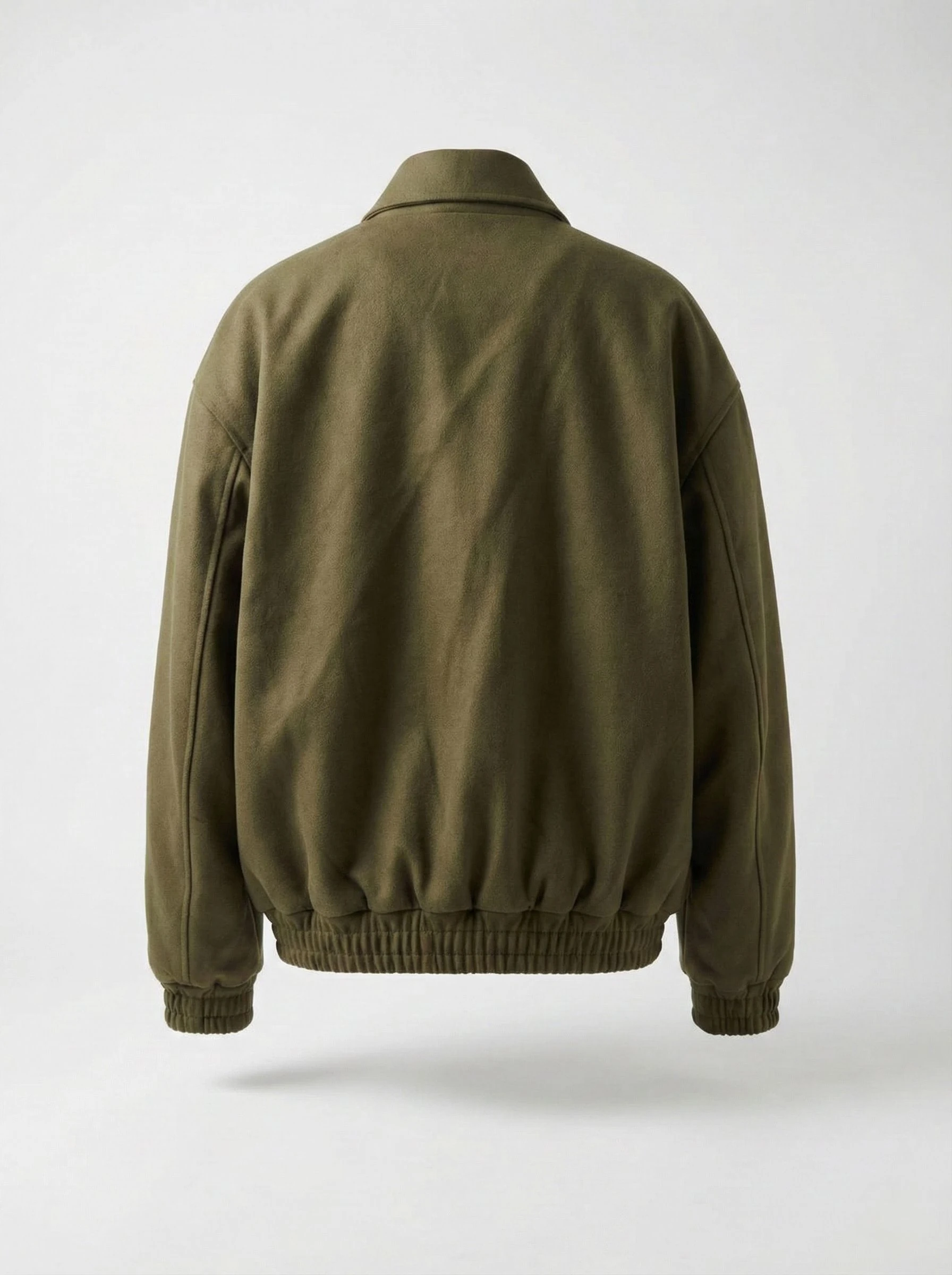 Erkek Klasik Yaka Fermuarlı Casual Ceket