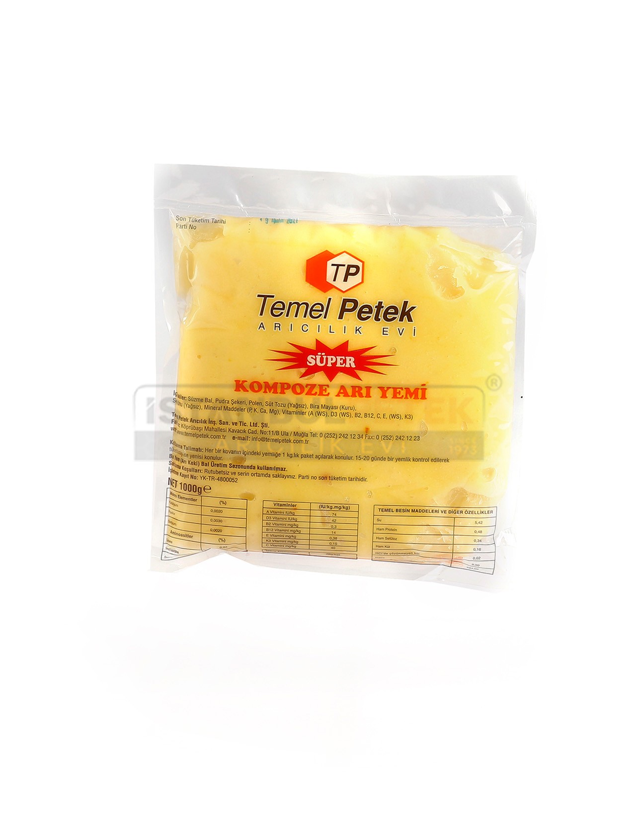 Arı Keki - Temel Petek (Süper Kompoze Kek) 1 Kg.