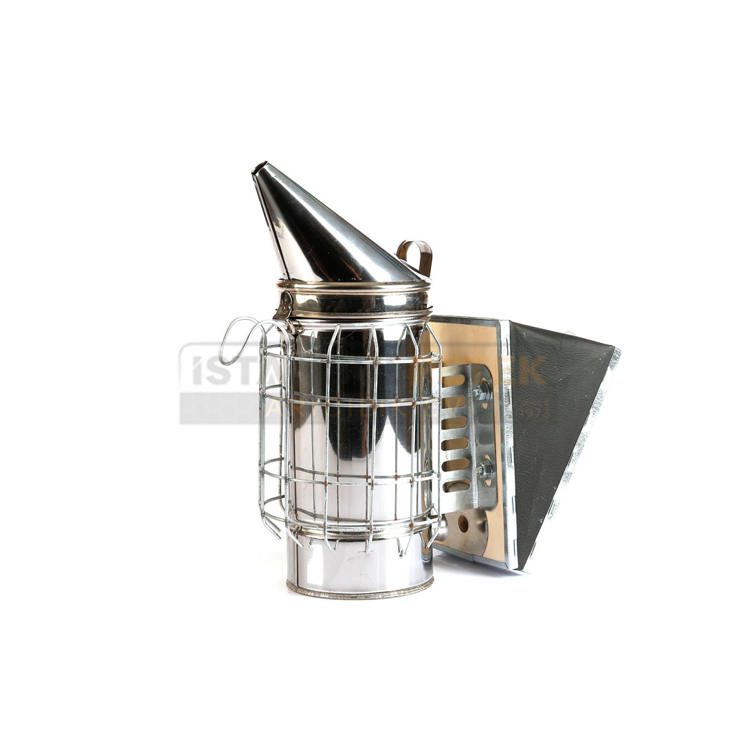 Bellows - Stainless Leather - Caged - Large Size