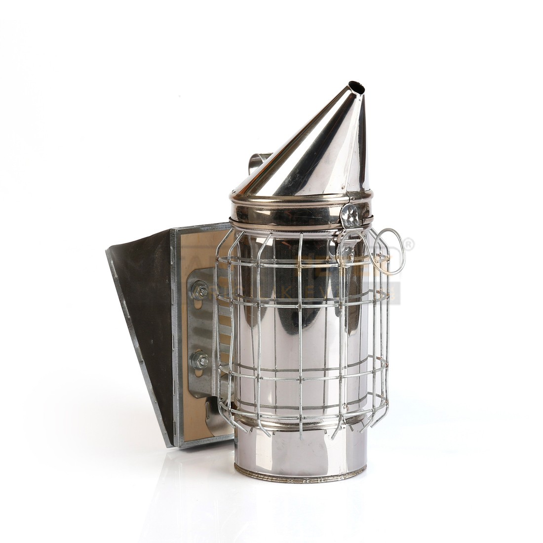 Bellows - Stainless Leather - Caged - With Bucket - Large Size