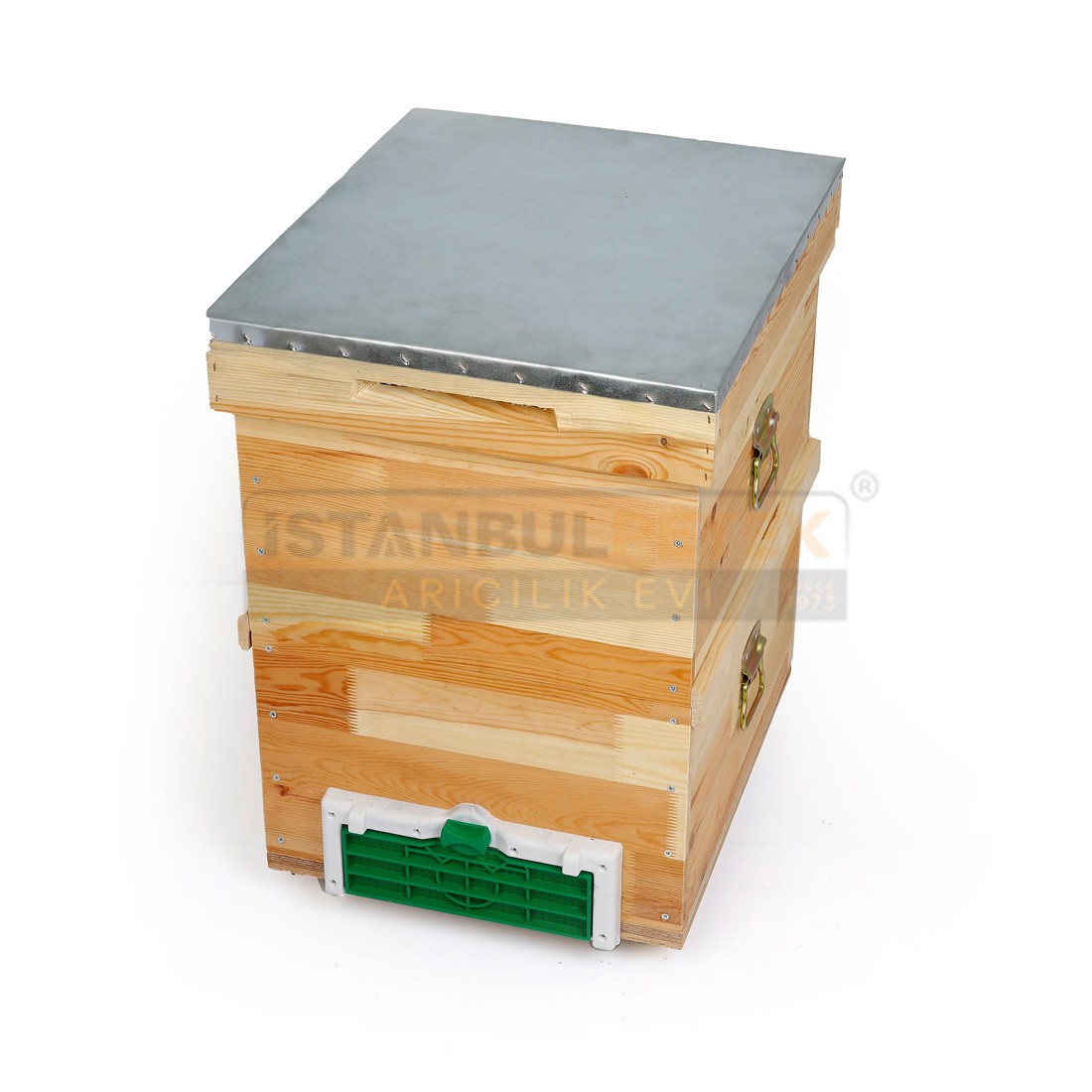 Beehive - 2 Tiers with Wooden Base (Super)