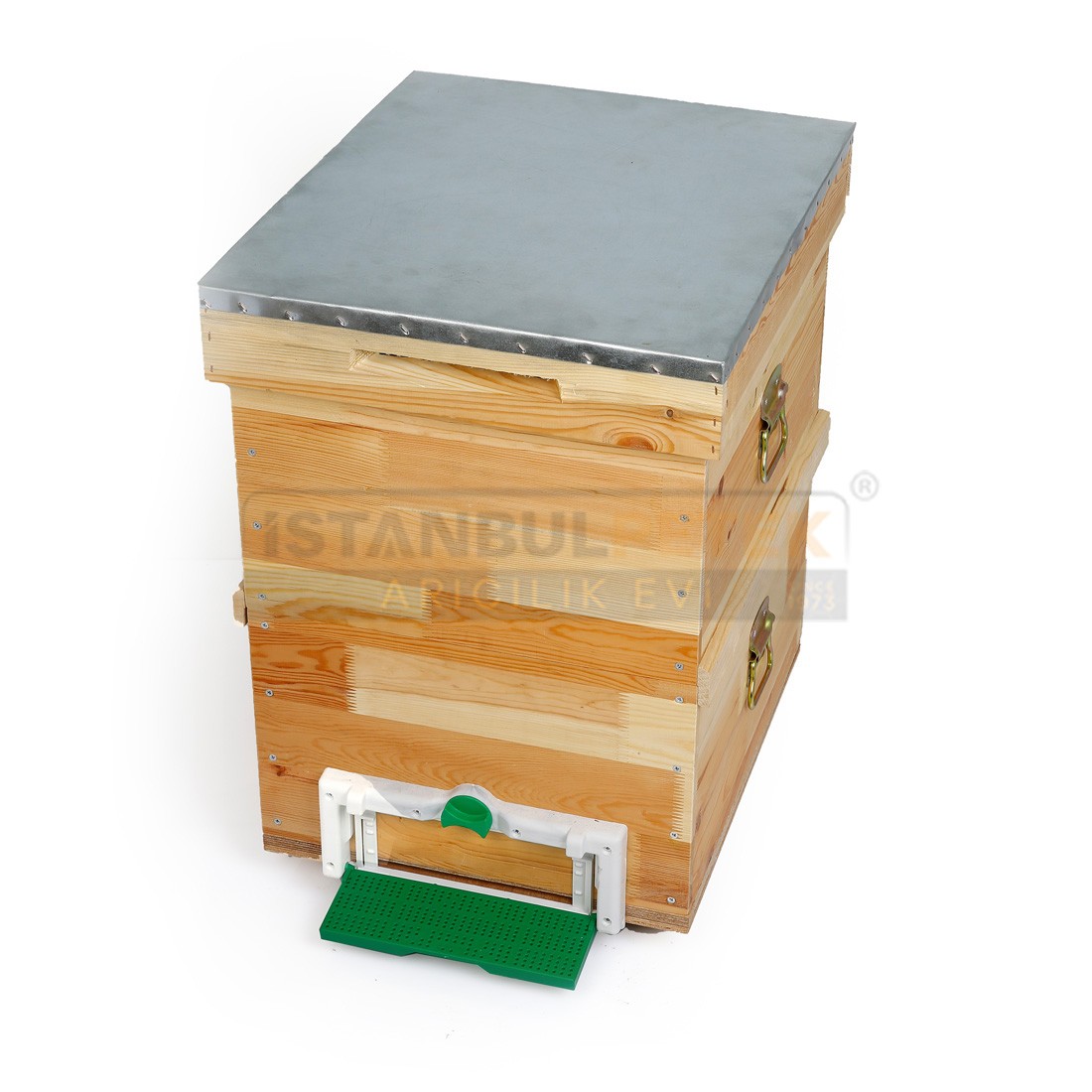 Beehive - 2 Tiers with Wooden Base (Super)