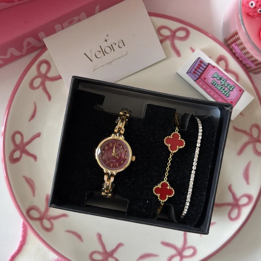 Gold bordo mavera set