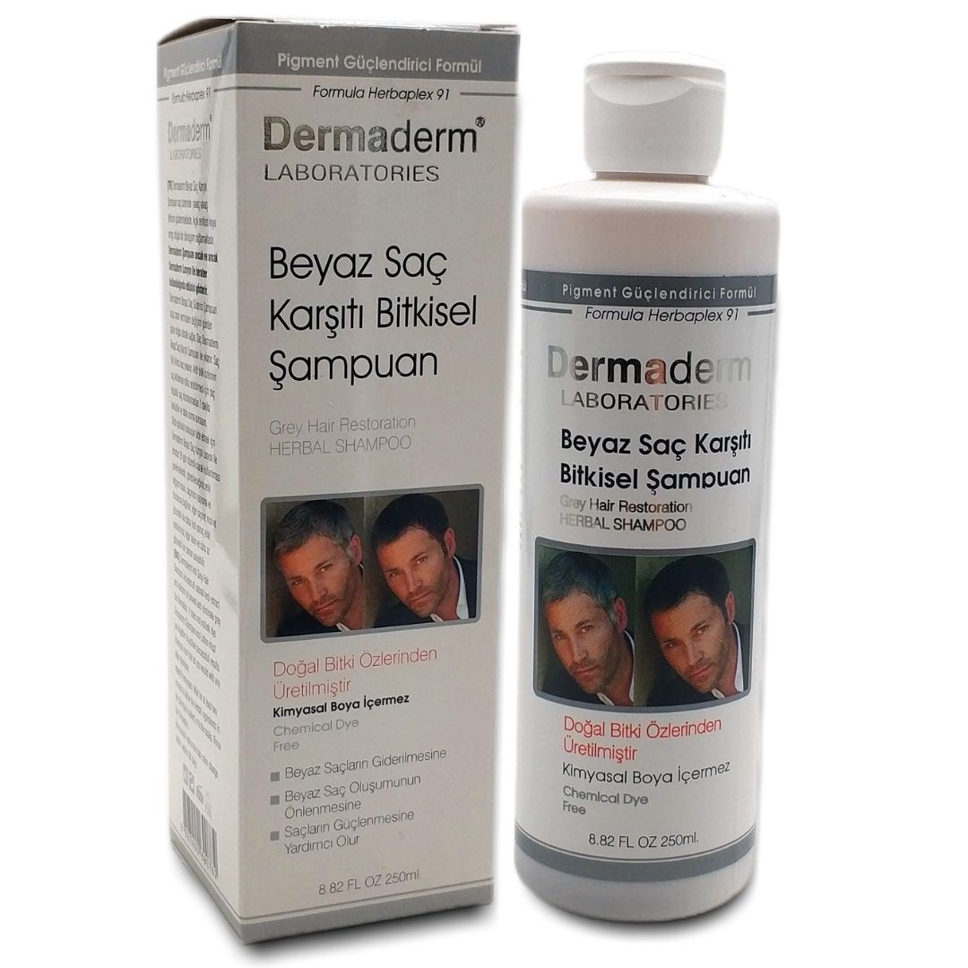 Dermaderm Beyaz Saç Karşıtı Bitkisel Şampuan 250ml