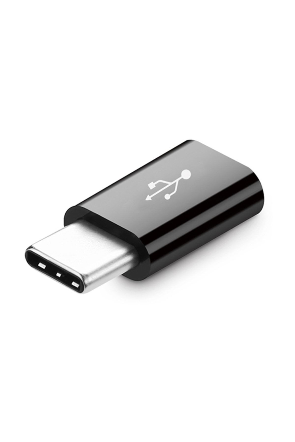 Micro Usb To Type-c 3.1 Dönüştürücü Çevirici Şarj Adaptörü Siyah