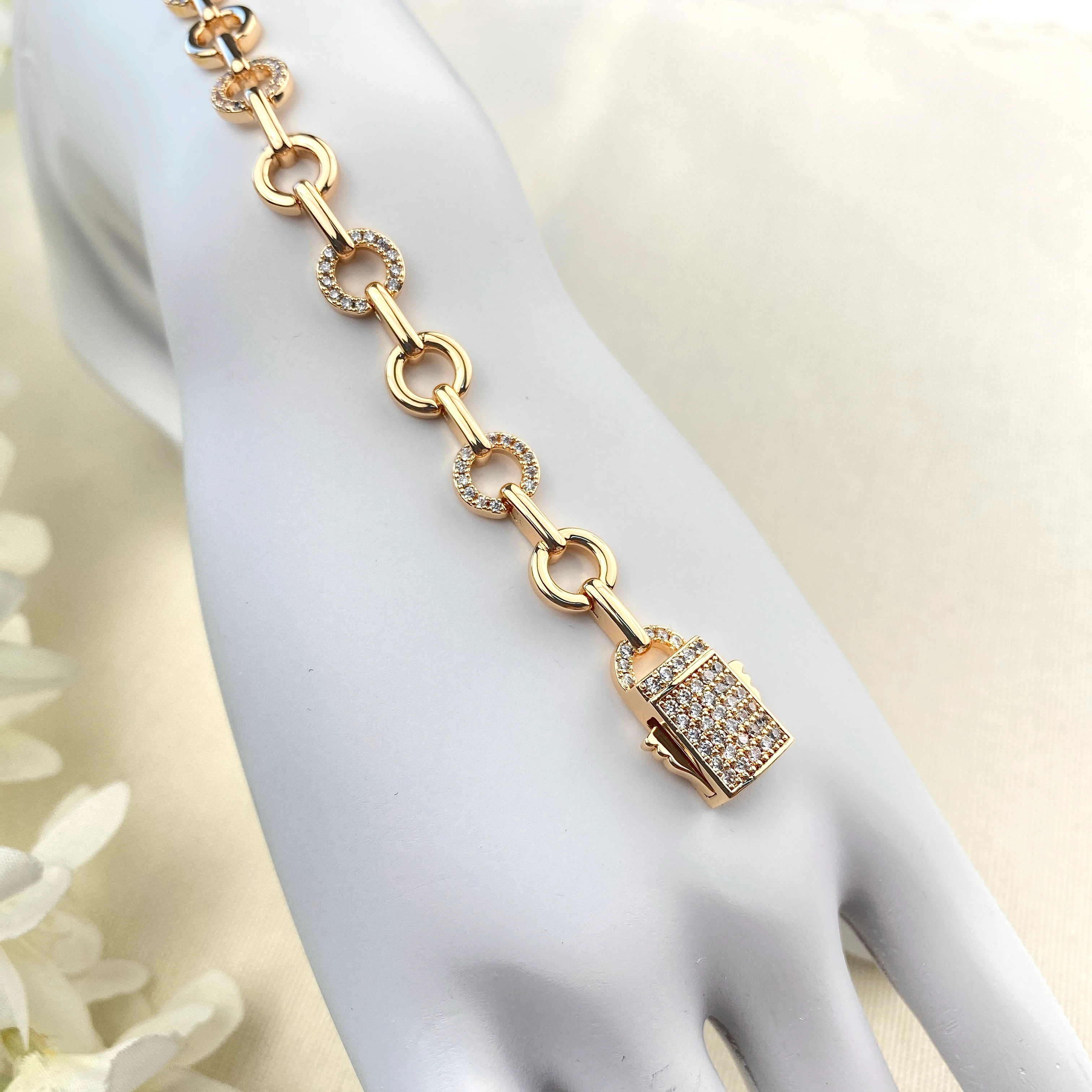 Gurmet Bileklik Kuyumcu Model Çelik Kararmaz Xuping Vip Seri Yüksek Kalite 21cm