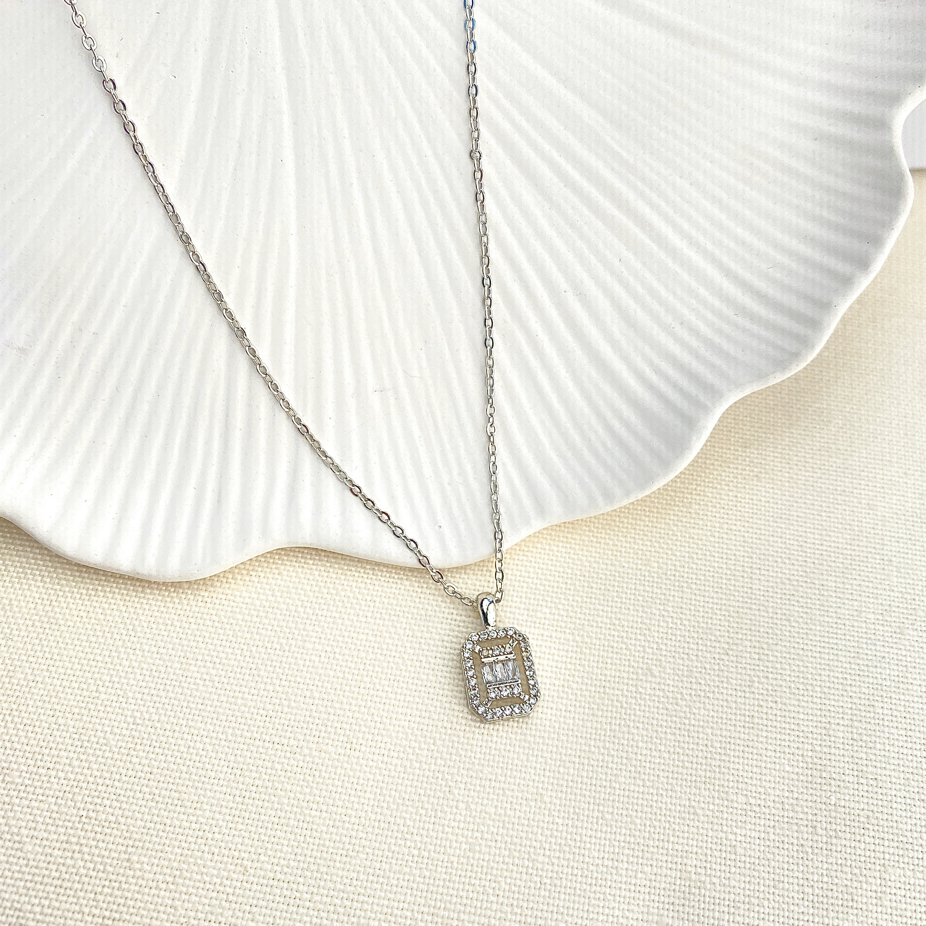 Baget Kolye Zirkon Taşlı 45 cm