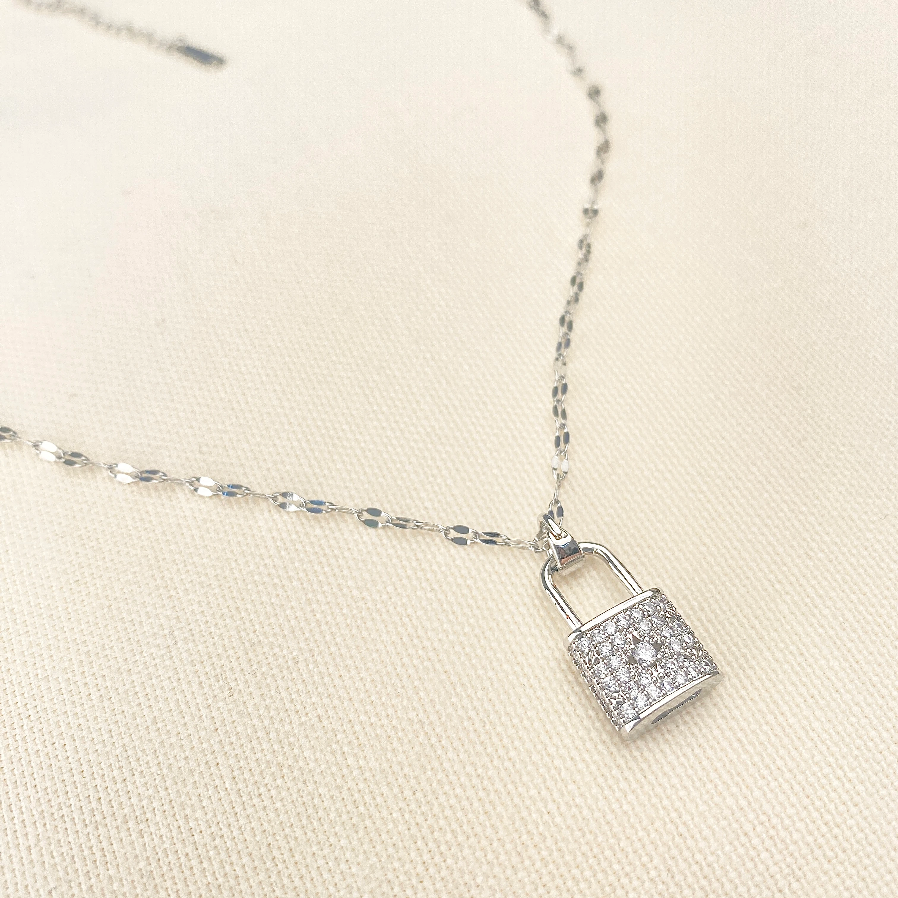 Kilit Kolye Marka Model 316 L Paslanmaz Çelik