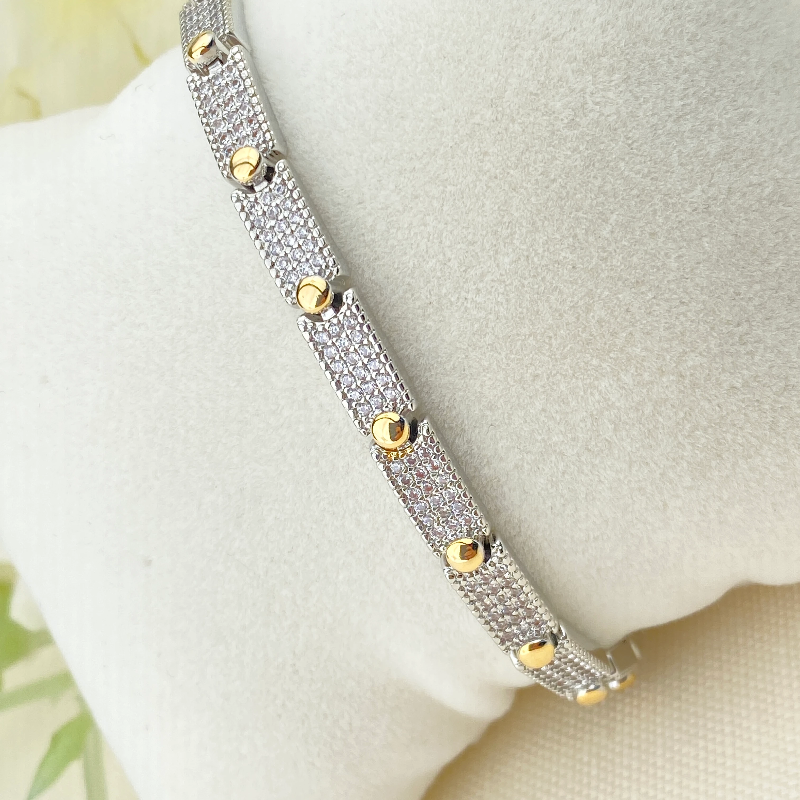 Kadın Bileklik Full Zirkon Kuyumcu Model Yüksek Kalite