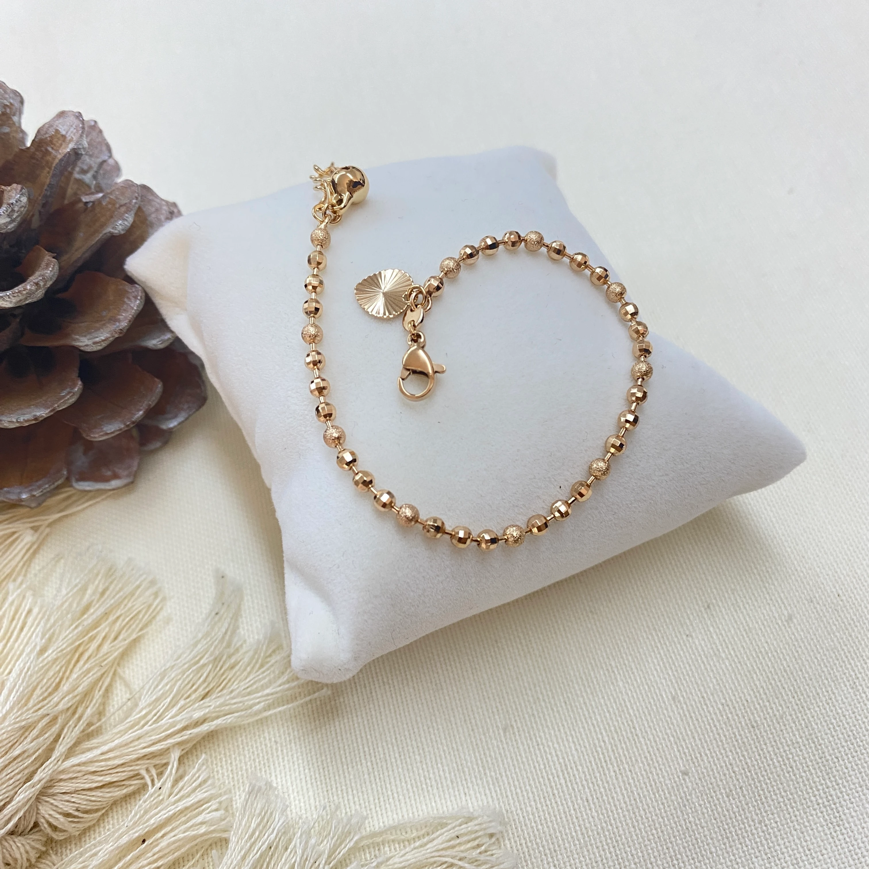 Dorika Bileklik Topcuklu Model Zincir Çelik Kararmaz Xuping Vip Seri Yüksek Kalite